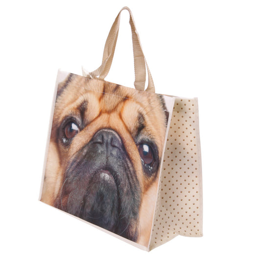 Pug Reusable Shopping Bag