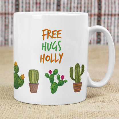 Personalised Cactus Mug - Myhappymoments.co.uk