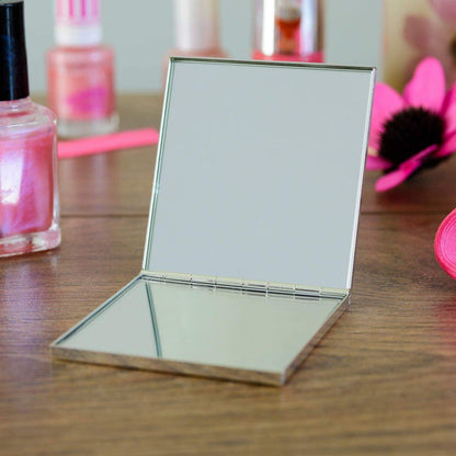 Personalised Chief Bridesmaid Square Compact Mirror - Myhappymoments.co.uk