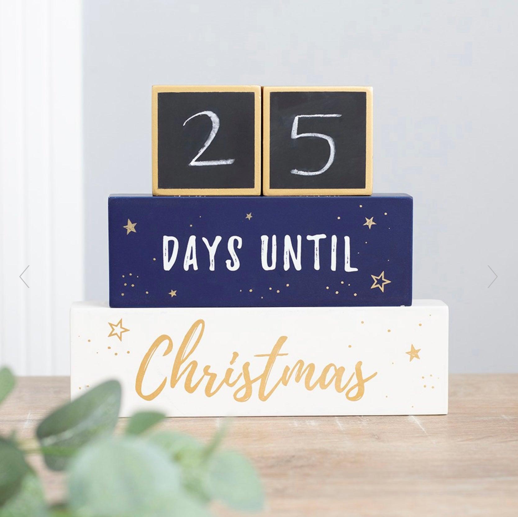 Countdown Until Christmas Stacking Blocks