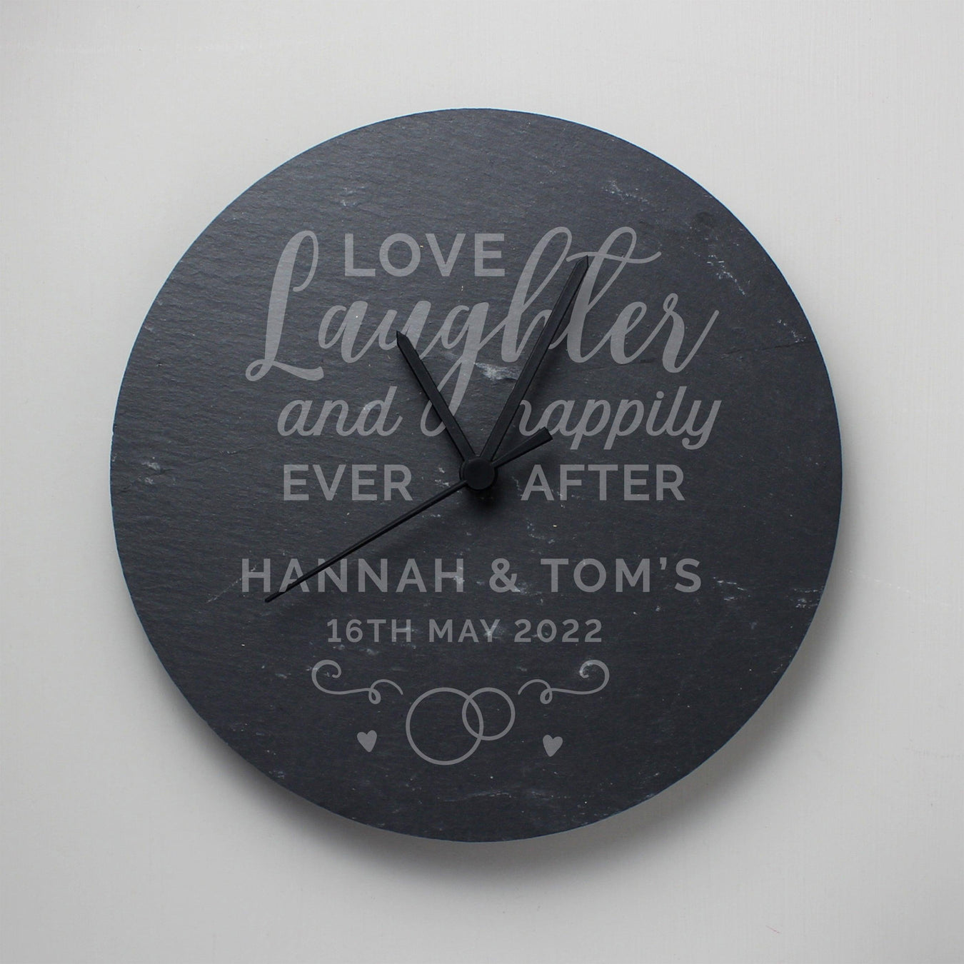 Personalised Slate Clocks