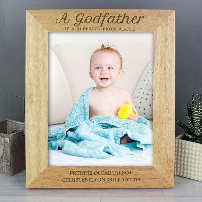 Engraved Godfather Photo Frame - Myhappymoments.co.uk