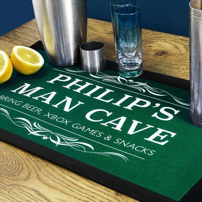 Personalised Gentlemen's Man Cave Bar Runner - Myhappymoments.co.uk