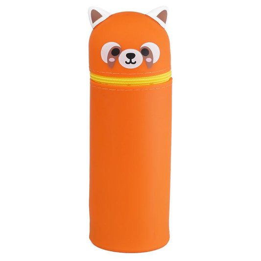 Red Panda Pencil Case - Silicone Upright