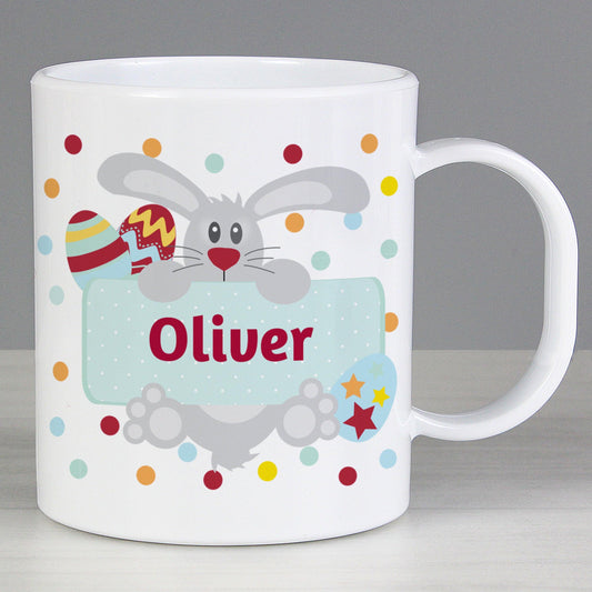 Personalised Easter Bunny Spotty Mug - Myhappymoments.co.uk