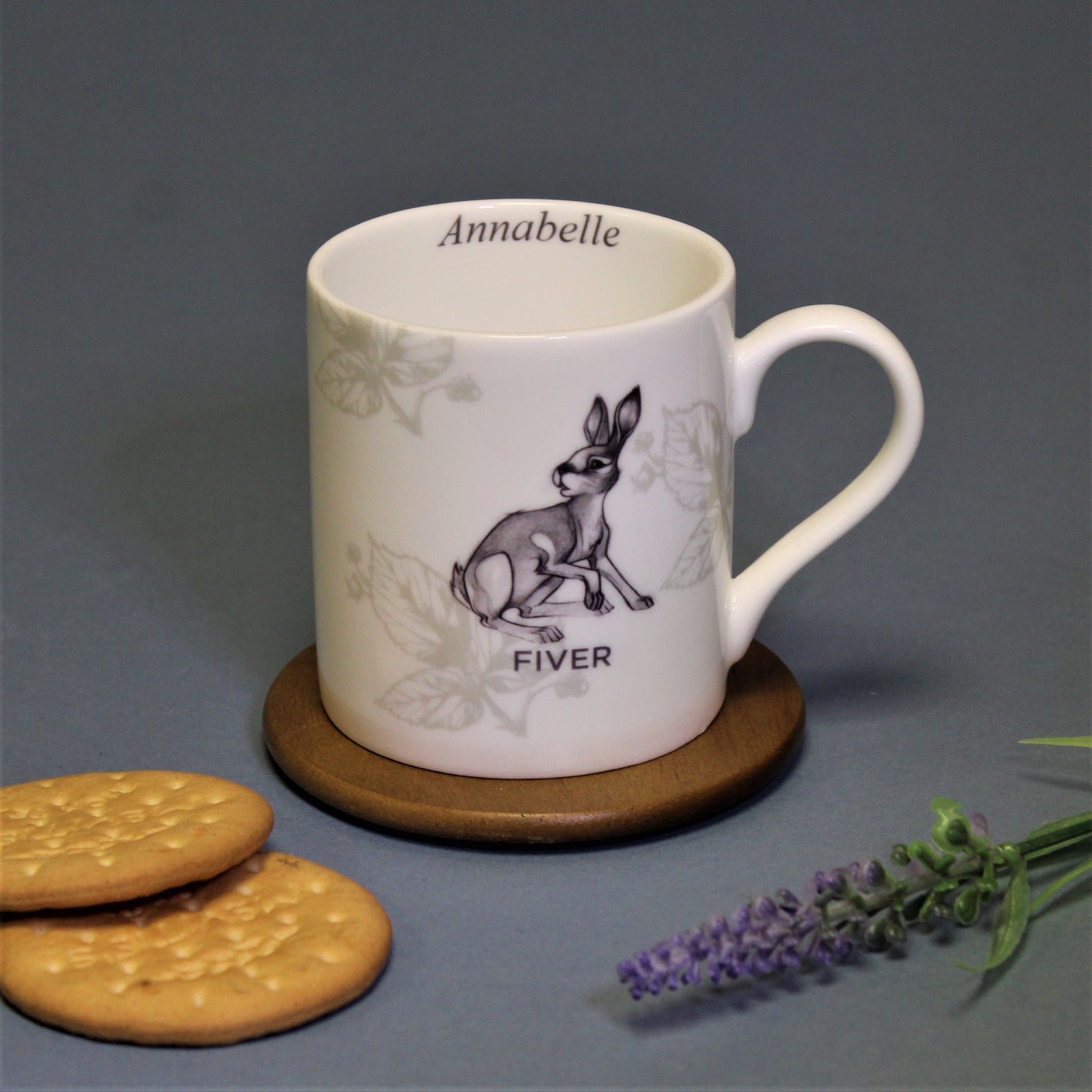 Personalised Watership Down Fiver Balmoral Mug - Myhappymoments.co.uk