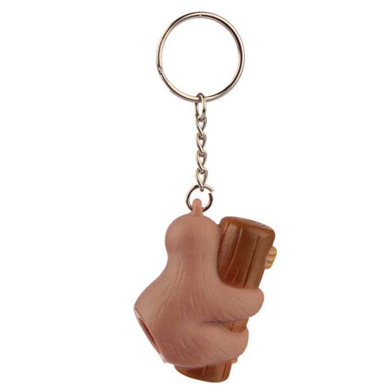 Sloth Poop Keyring - Brown