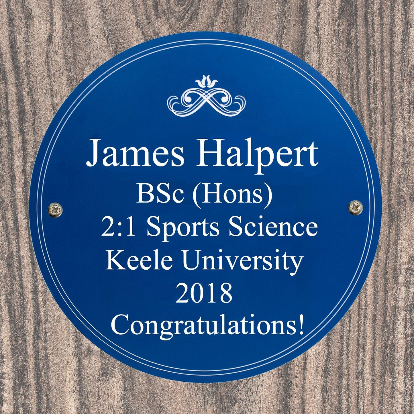 Personalised Heritage Plaque - Myhappymoments.co.uk