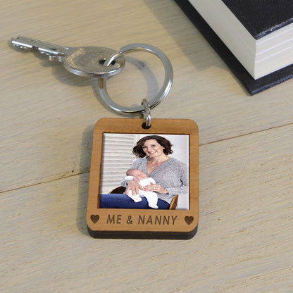 Personalised ME & Wooden Keyring