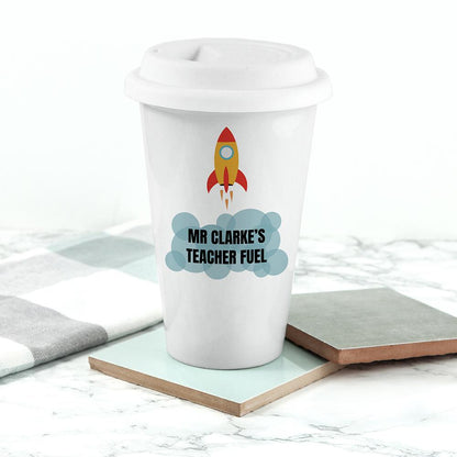 Personalised Teacher Fuel Travel Mug