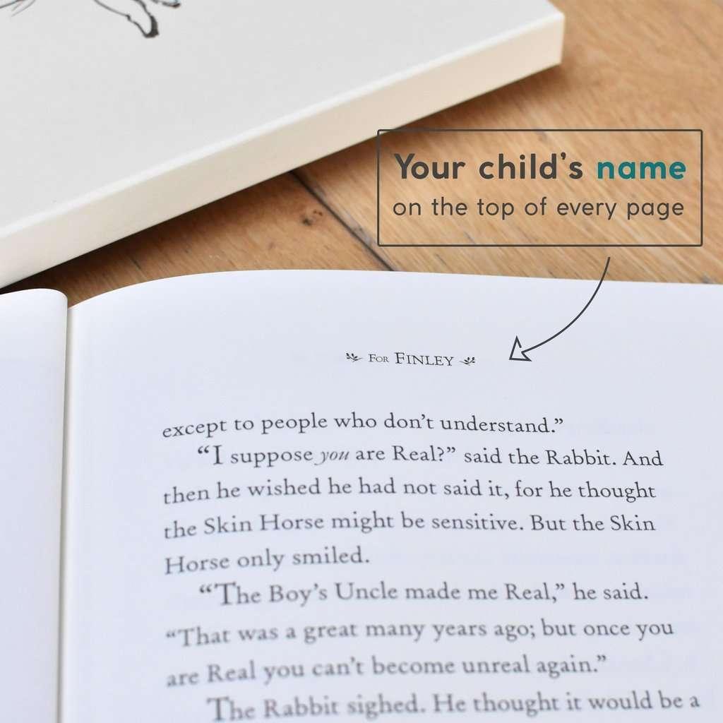 Personalised Velveteen Rabbit First Edition Book - Myhappymoments.co.uk