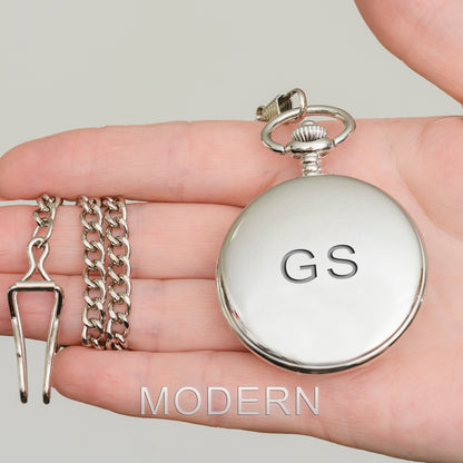 Personalised Pocket Watch - Initials