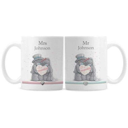 Personalised Me To You Wedding Couple Mug Set - Myhappymoments.co.uk