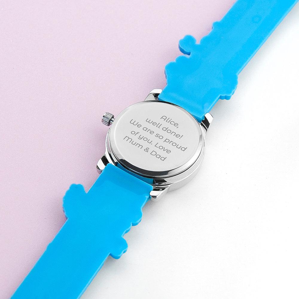 Kids Personalised Rainbow Unicorn Watch