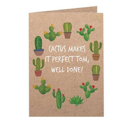 Personalised Cactus Card - Myhappymoments.co.uk