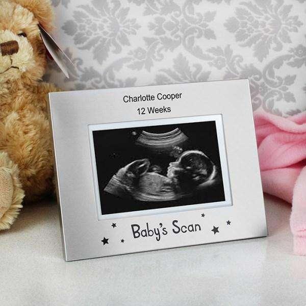 Personalised Baby Scan Photo Frame - Myhappymoments.co.uk