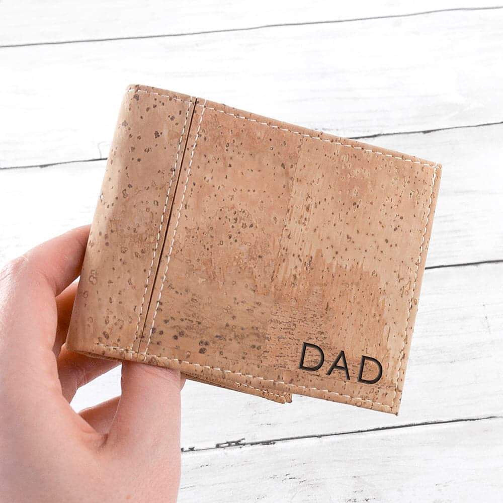 Personalised Vegan Cork Wallet - Myhappymoments.co.uk