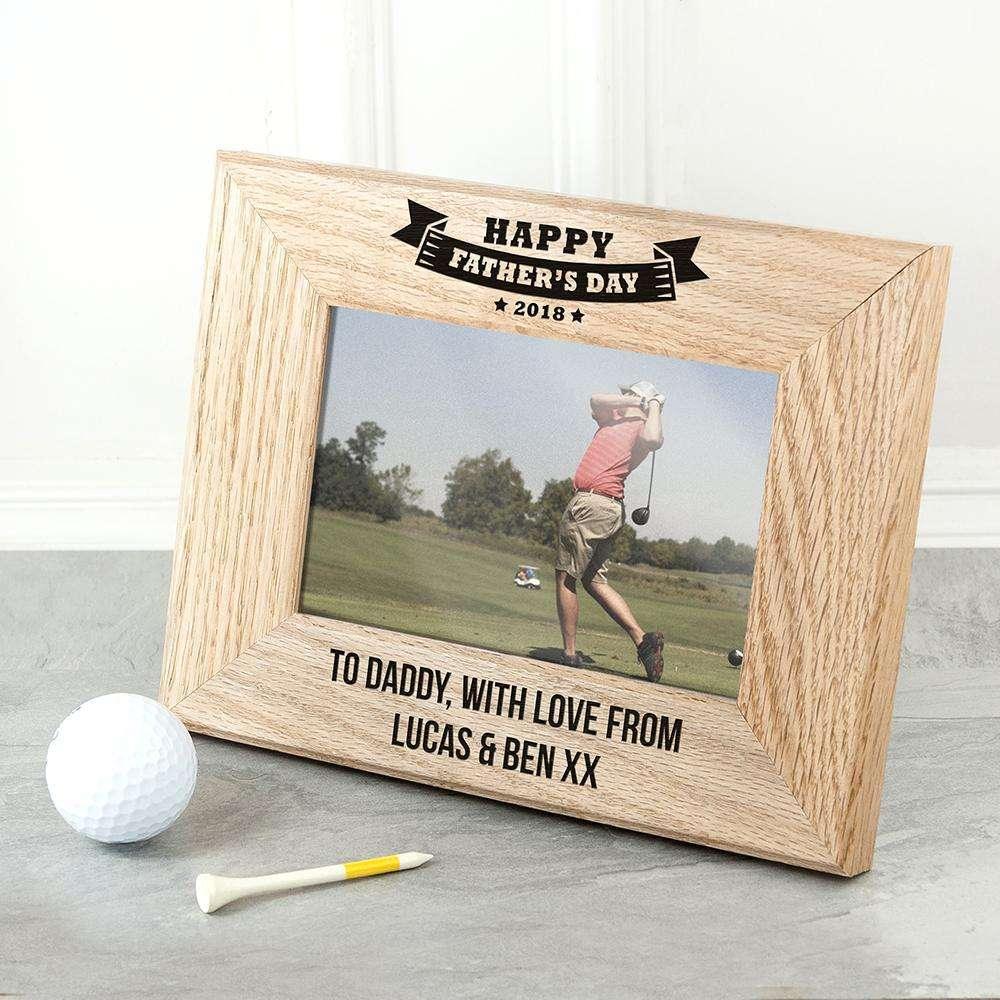 Personalised Happy Father’s Day Photo Frame - Myhappymoments.co.uk