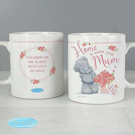 Personalised Me to You 'Home is Where Your Mum is' Mug - Myhappymoments.co.uk