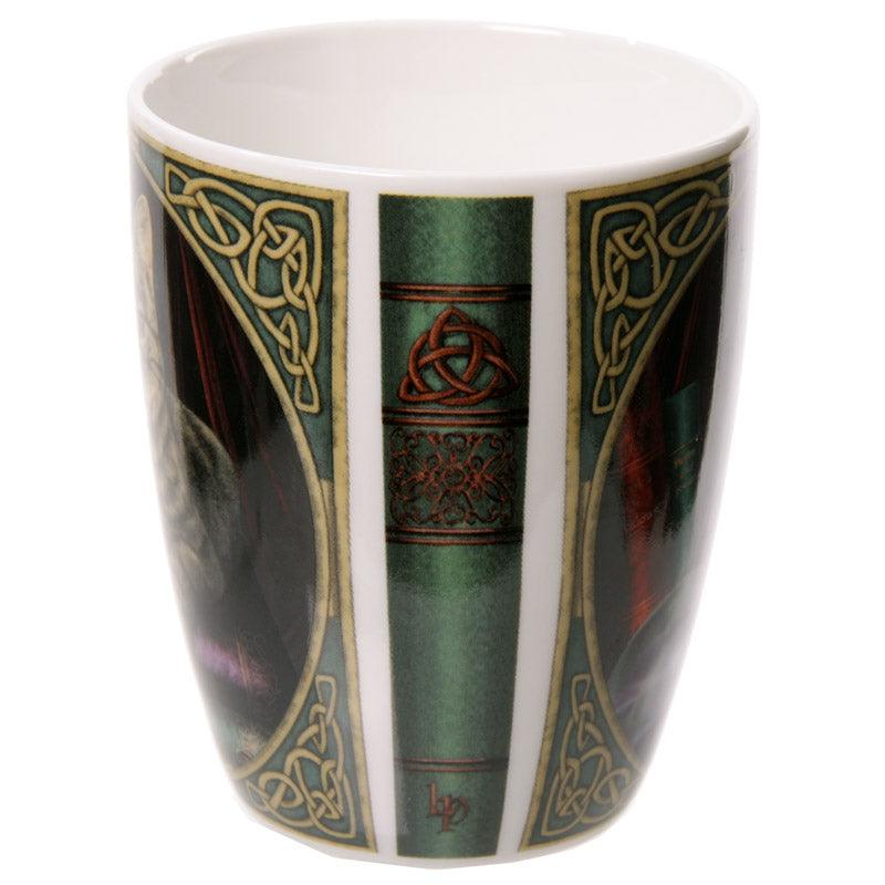 Lisa Parker Fortune Teller Cat Porcelain Mug