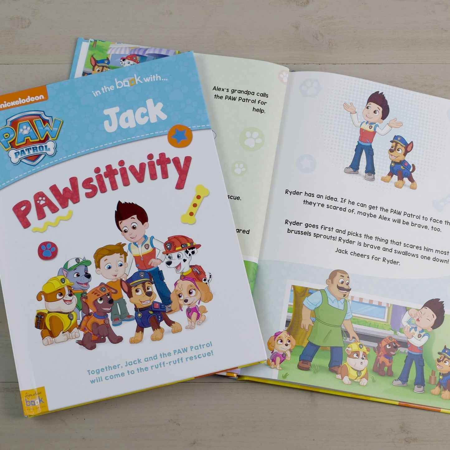 Personalised Paw Patrol Book - Pawsitivity