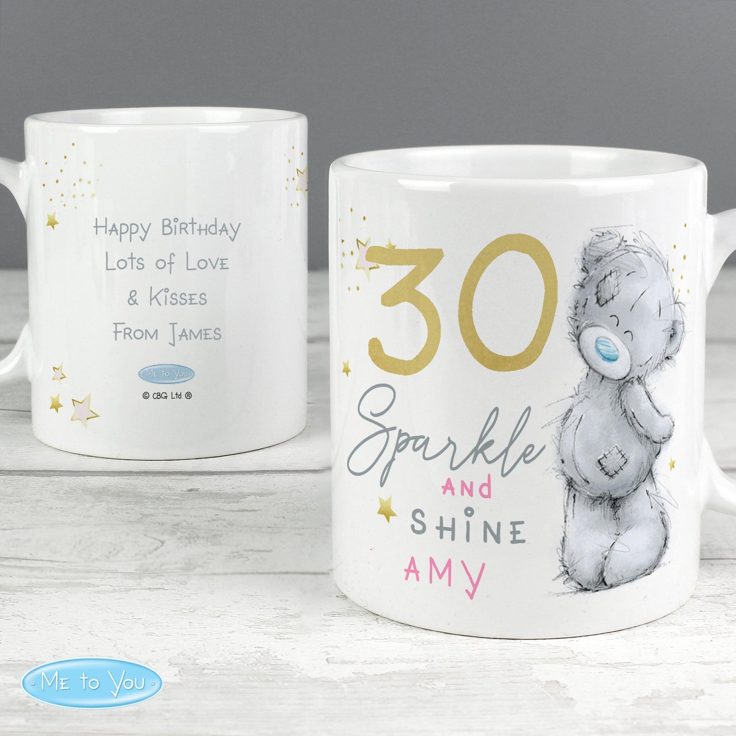 Personalised Me To You Birthday Mug