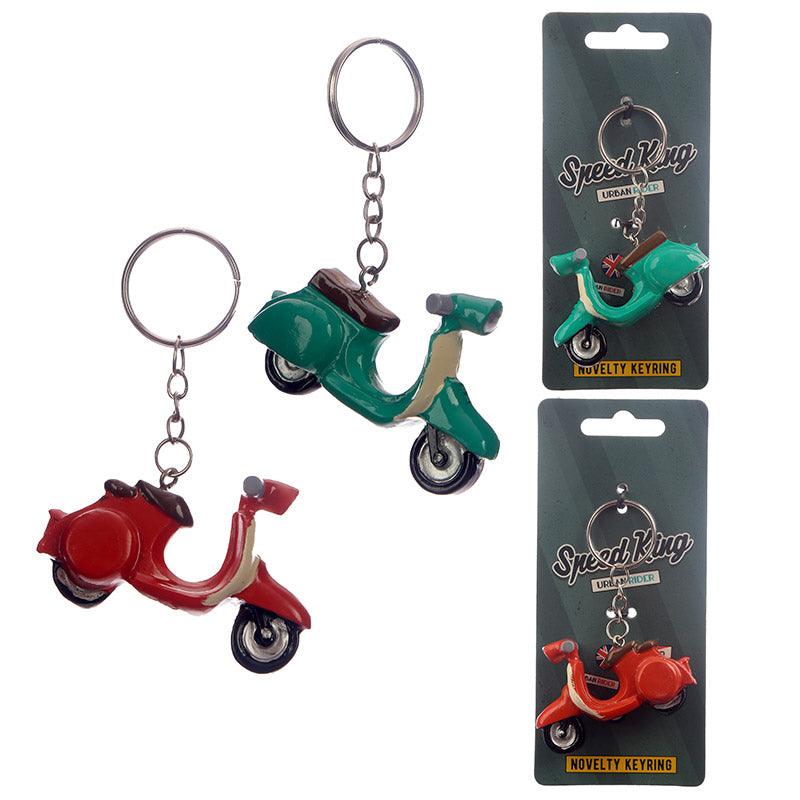 Speed King Scooter Keyring