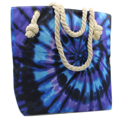 Psychedelic Splash Beach Bag - Deep Dive