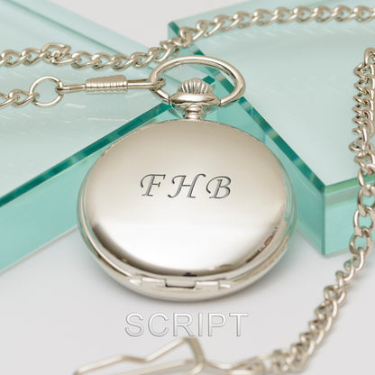 Personalised Pocket Watch - Initials