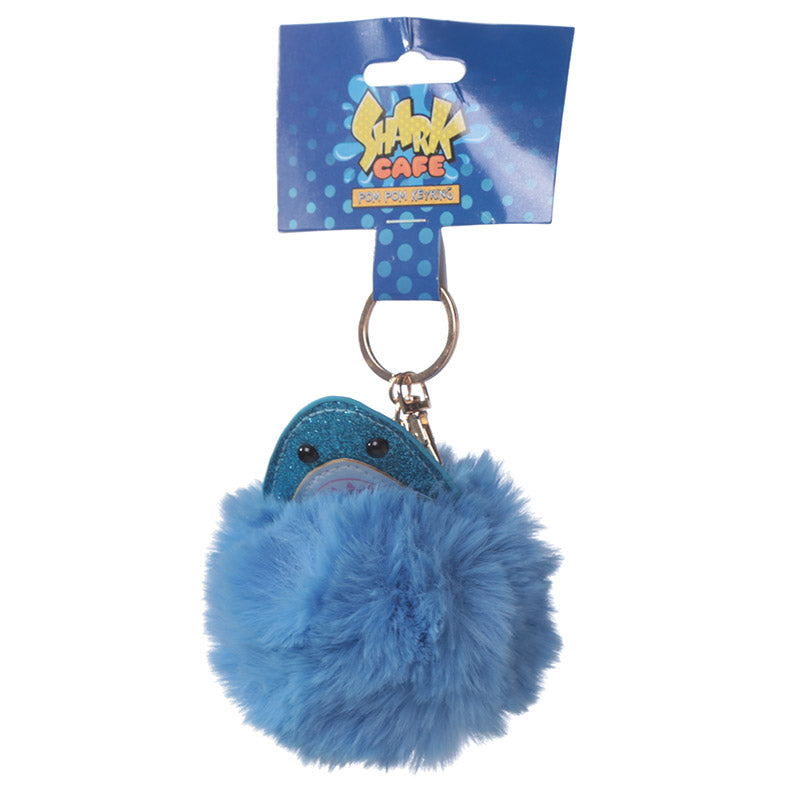 Shark Pom Pom Keyring - Myhappymoments.co.uk