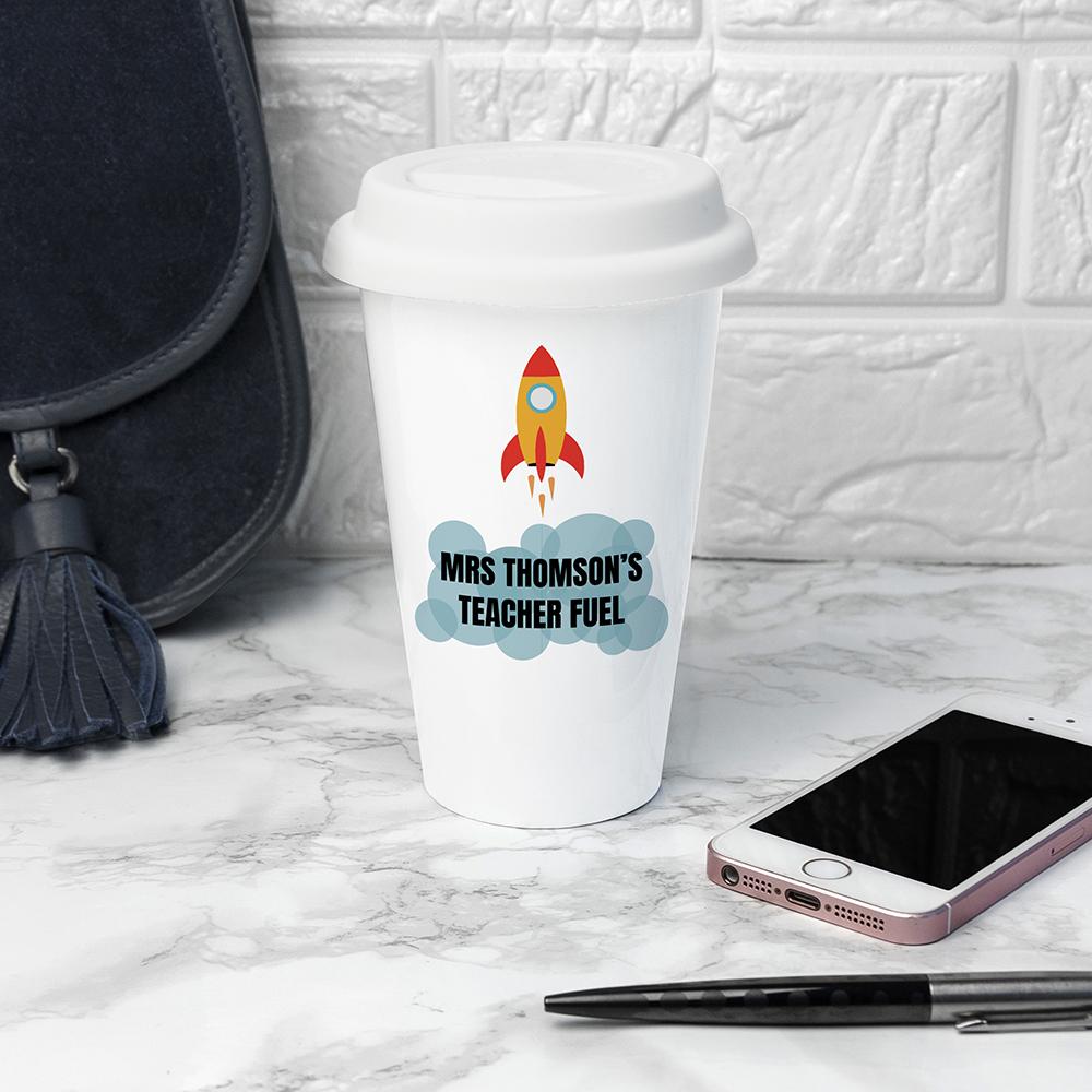 Personalised Teacher Fuel Travel Mug