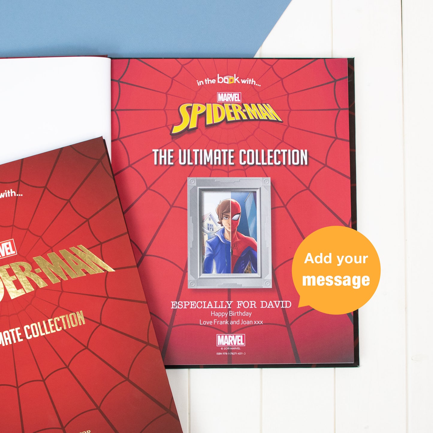 Personalised Spider-Man Collection Book from Pukkagifts.uk