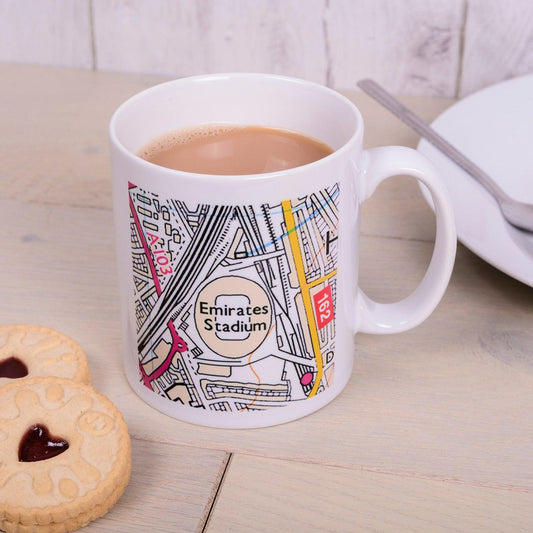 Football Stadium Map Mug