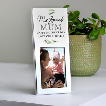 Personalised Botanical Photo Frame 2x3