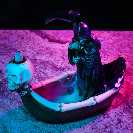 The Reaper Ferryman of Death Backflow Incense Burner