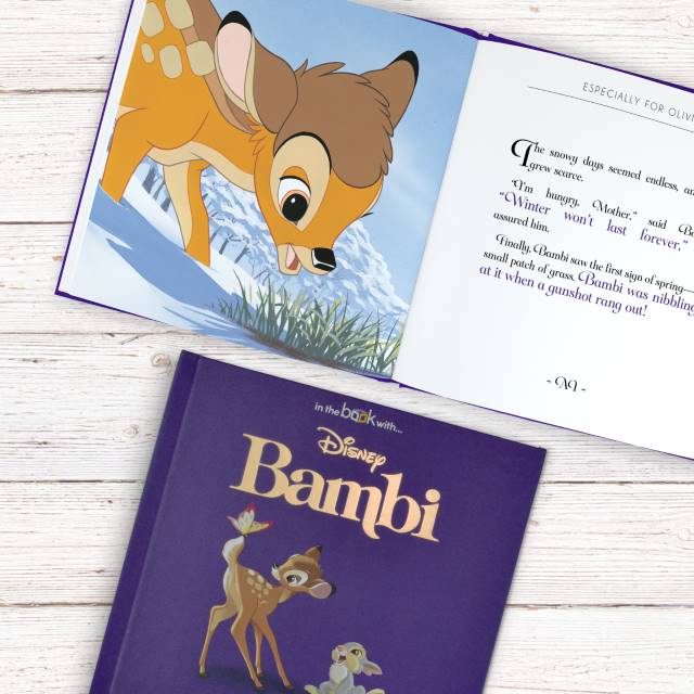 Personalised Disney Bambi Story Book - Myhappymoments.co.uk