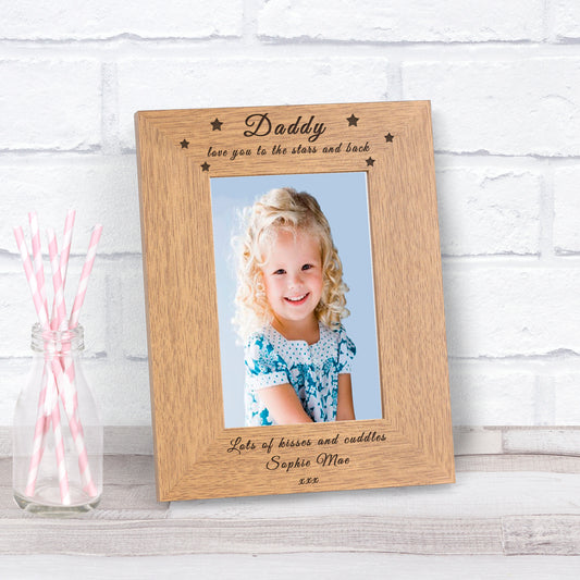 Personalised Love You To The Stars And Back Photo Frame - Myhappymoments.co.uk