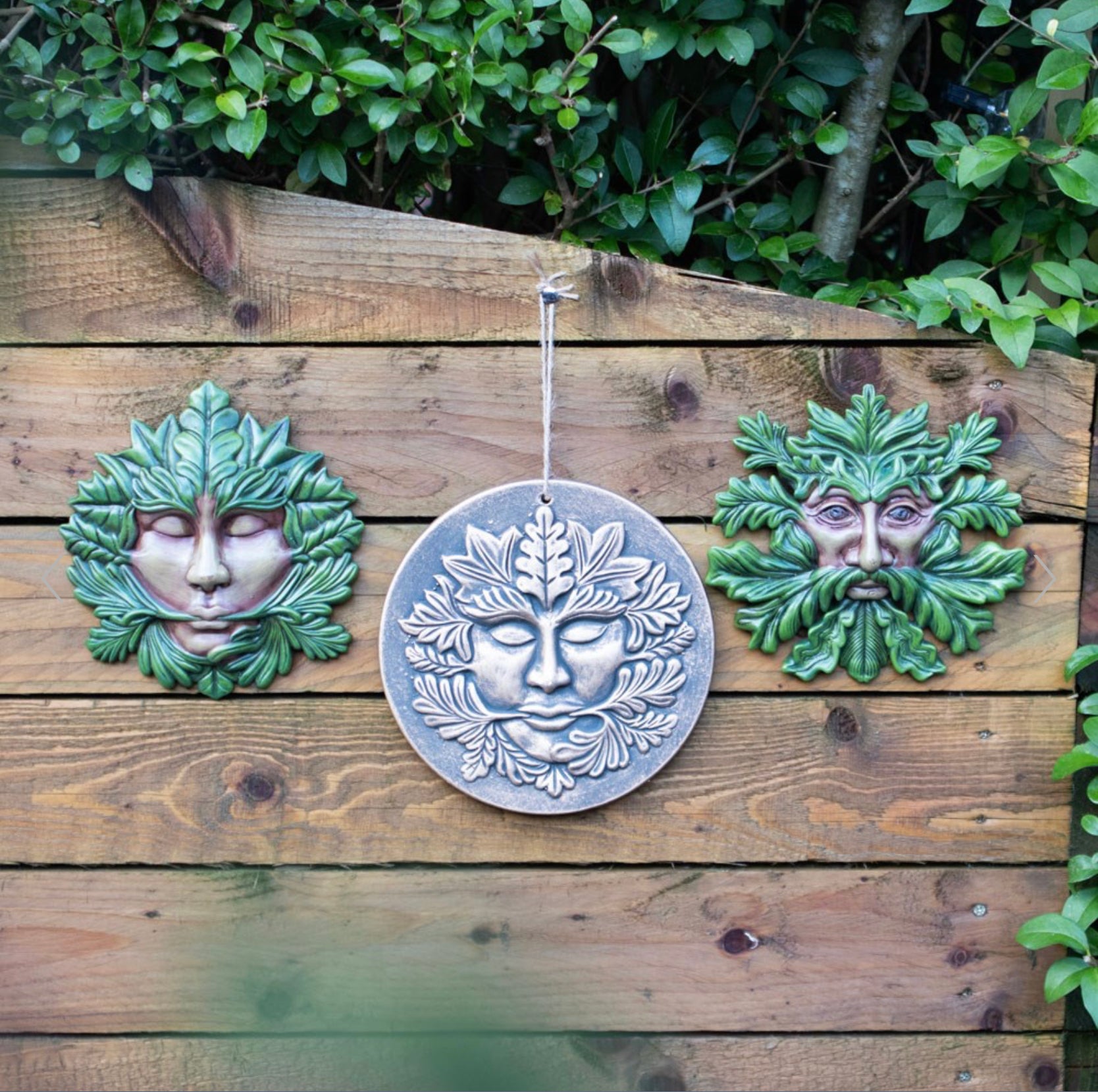 Green Goddess Resin Wall Plaque