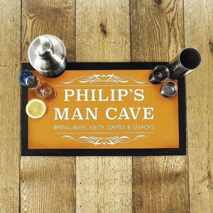 Personalised Gentlemen's Man Cave Bar Runner - Myhappymoments.co.uk