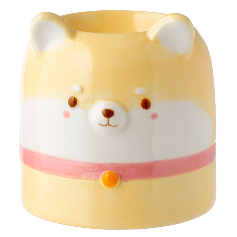 Ceramic Shiba Inu Dog Shaped Oil Burner