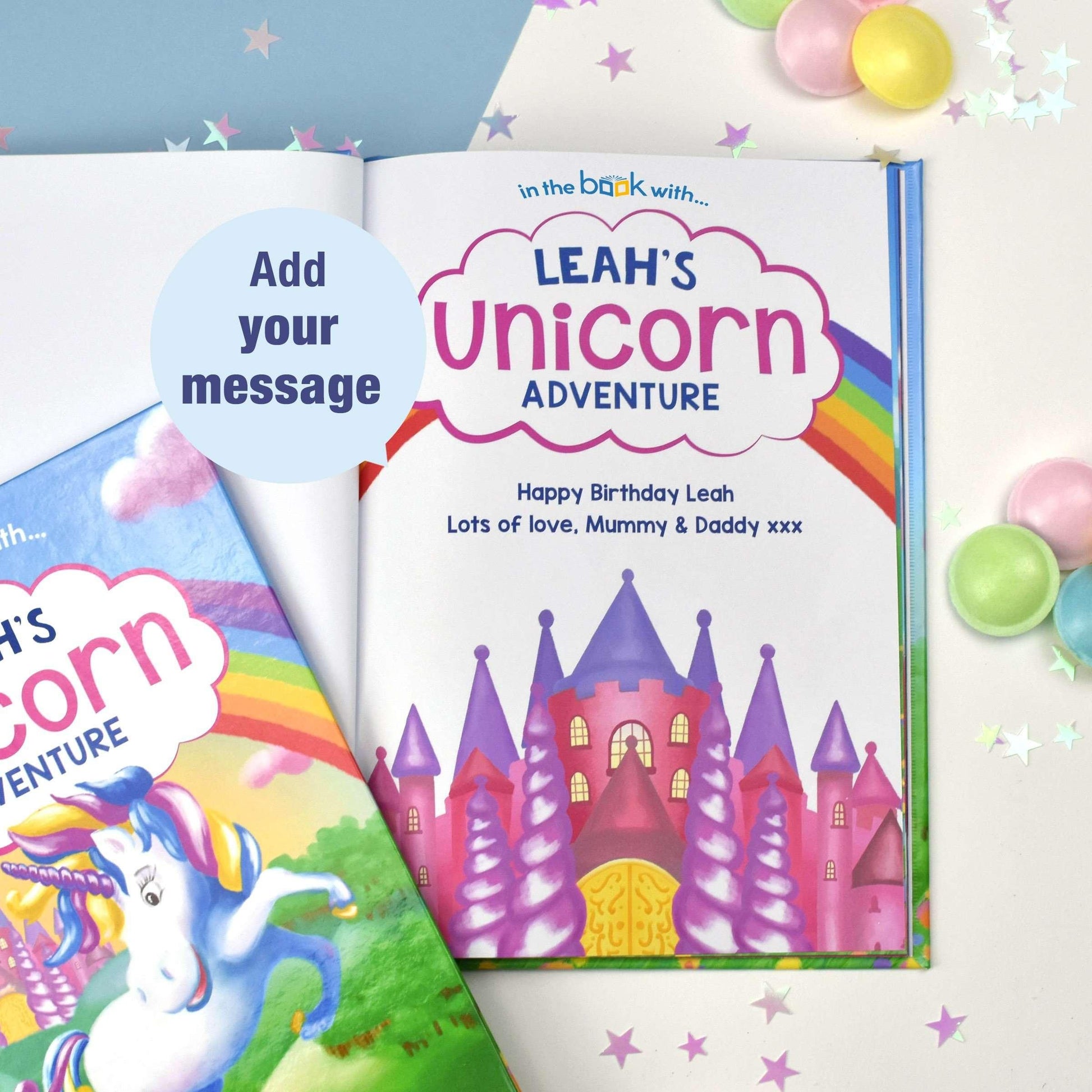 Personalised Unicorn Story Book - Myhappymoments.co.uk