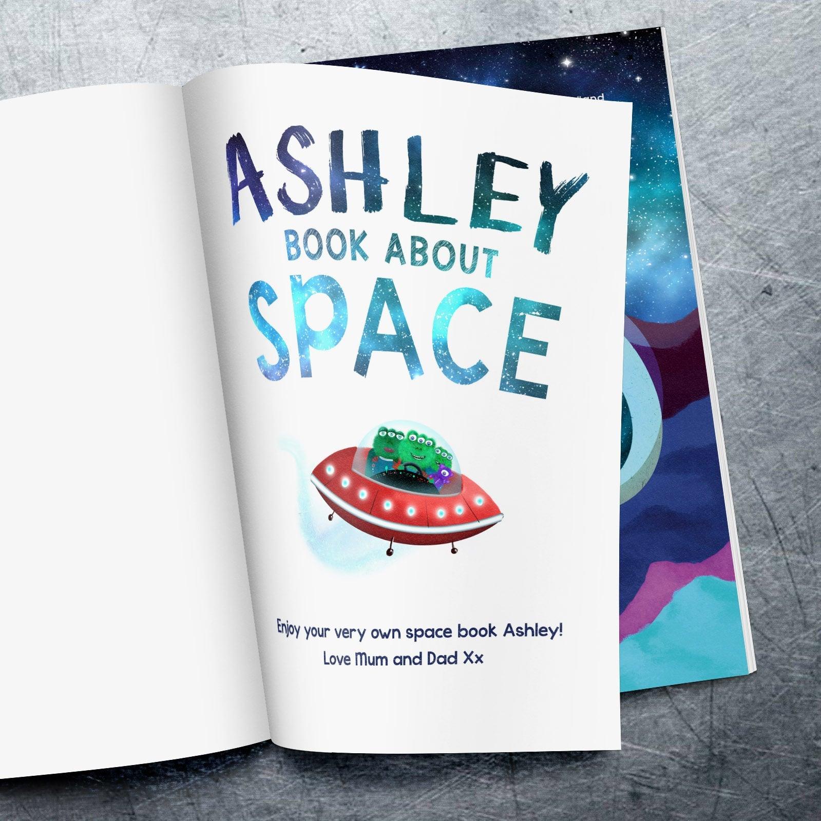 Personalised Space Book & Toy Gift Set