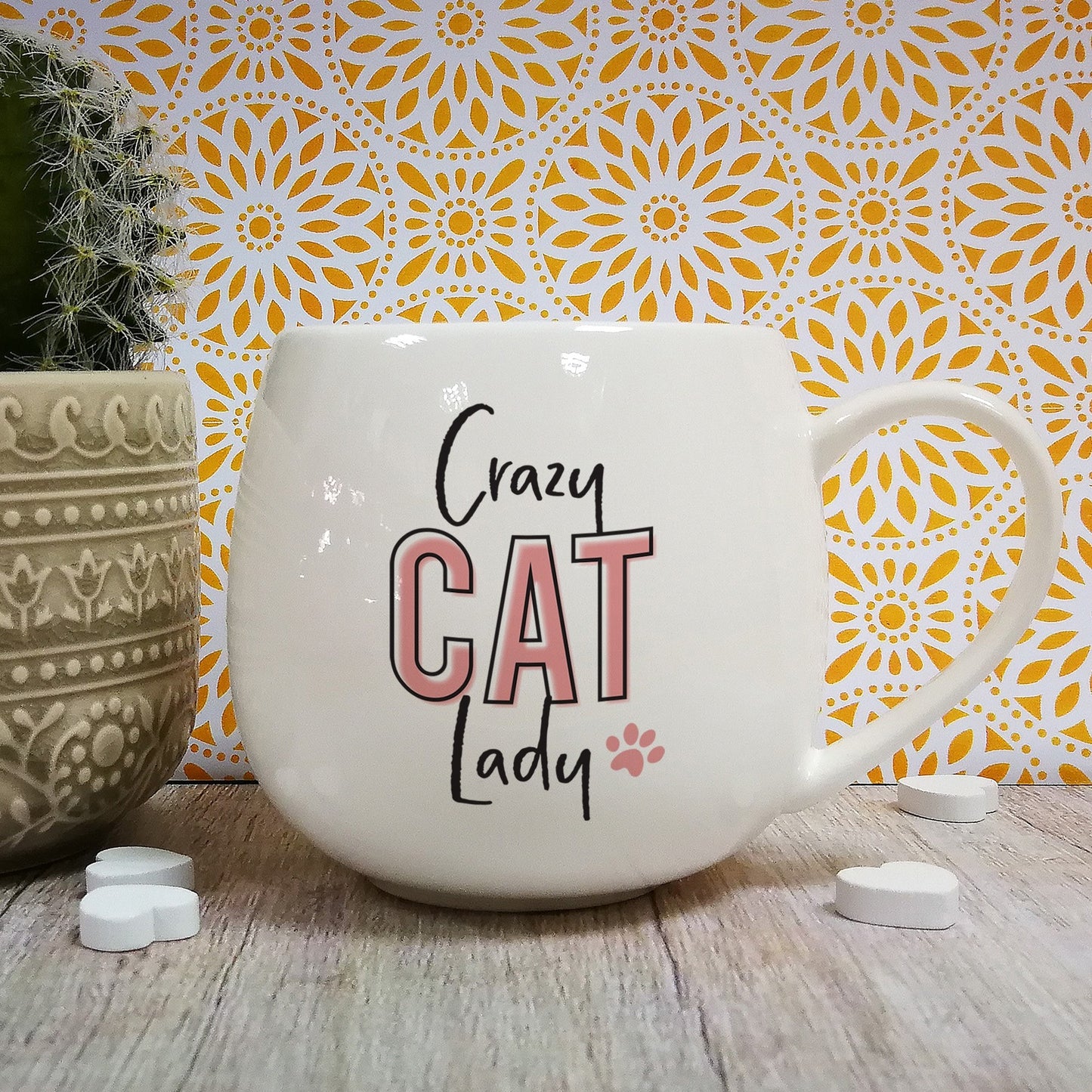 Personalised Crazy Cat Lady Mug - Myhappymoments.co.uk