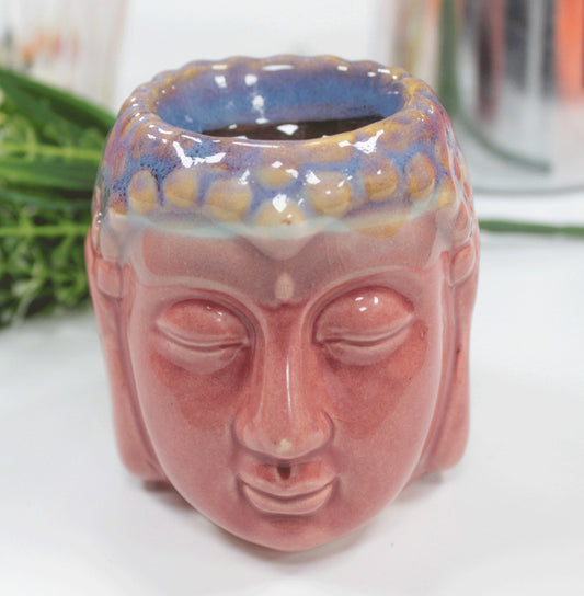 Buddha Oil Burner - Rose & Teal