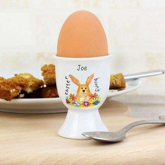 Personalised Easter Bunny Egg Cup - Myhappymoments.co.uk