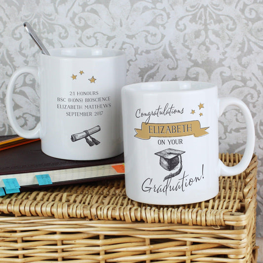 Personalised Graduation Mug - Myhappymoments.co.uk