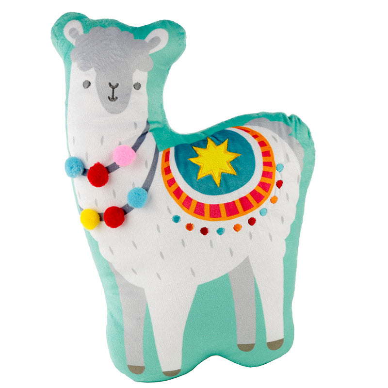 Llama Shaped Plush Cushion - Myhappymoments.co.uk