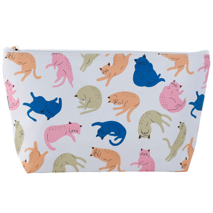 Cat's Life Large PVC Toiletry Makeup Wash Bag