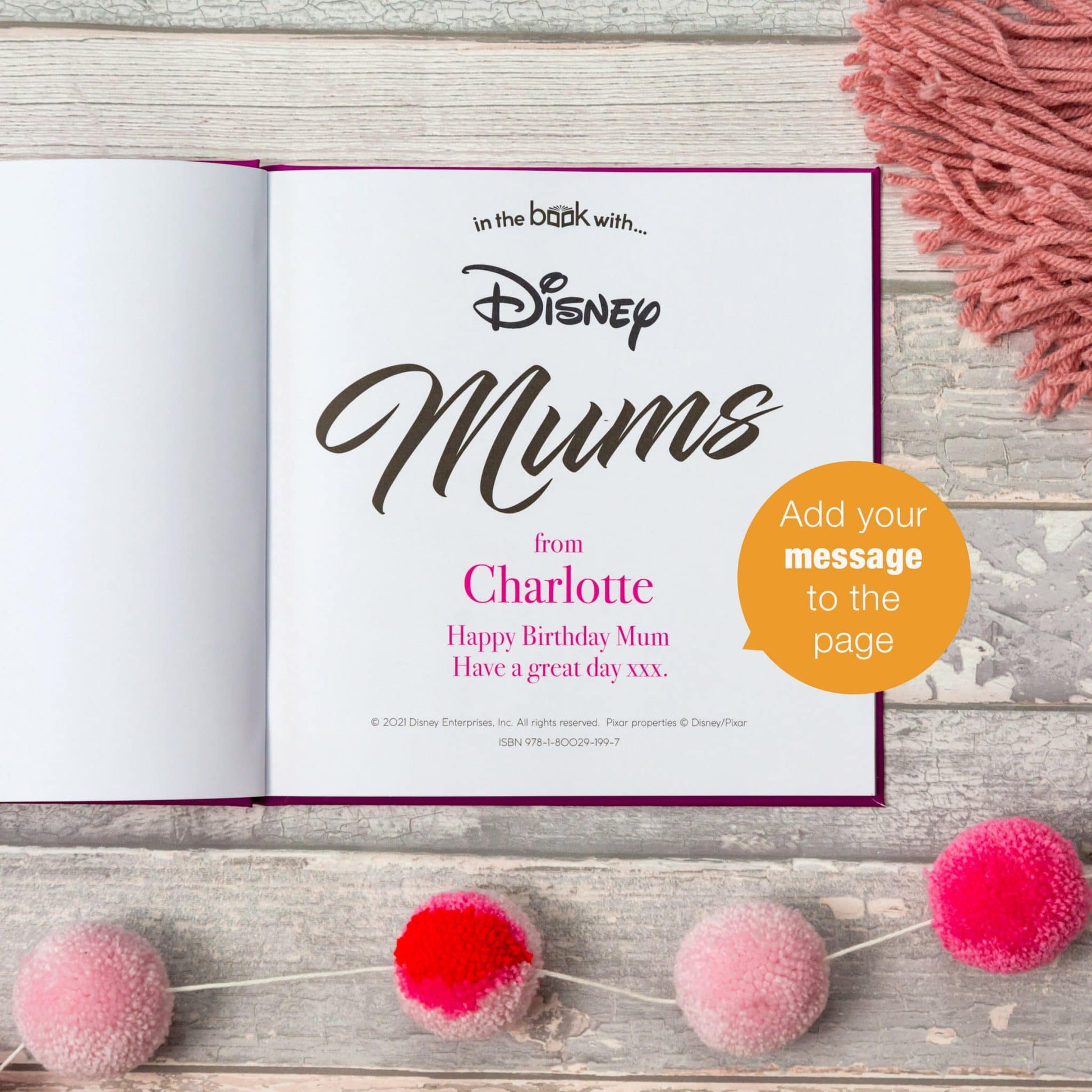 Personalised Disney Mums Book