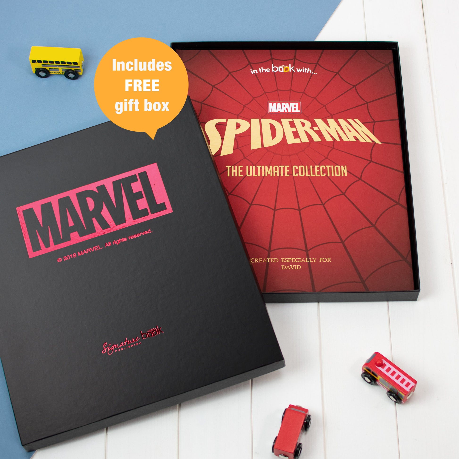 Personalised Spider-Man Collection Book from Pukkagifts.uk